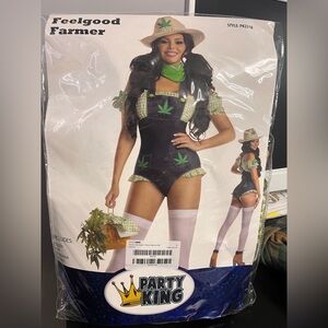 Feelgood Farmer Costume with Green Accents